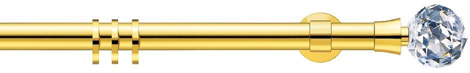 Карниз из латуни kristall