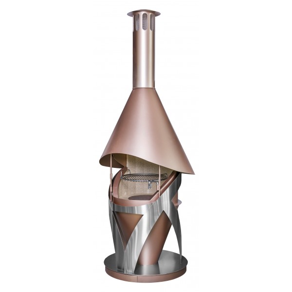 Садовый гриль из нержавеющей стали DN 700