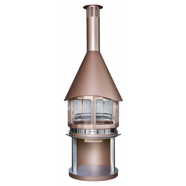 Гриль-камин Стекло PLUS DN 700