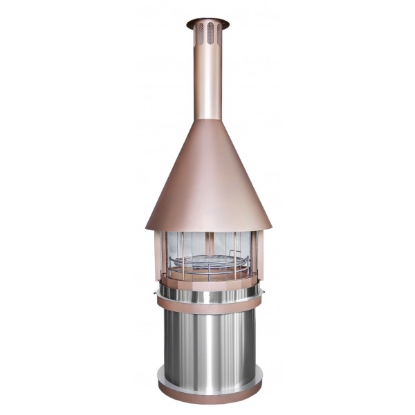 Гриль-камин Стекло PLUS DN 700