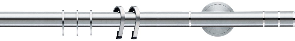 Карниз из нержавеющей стали double