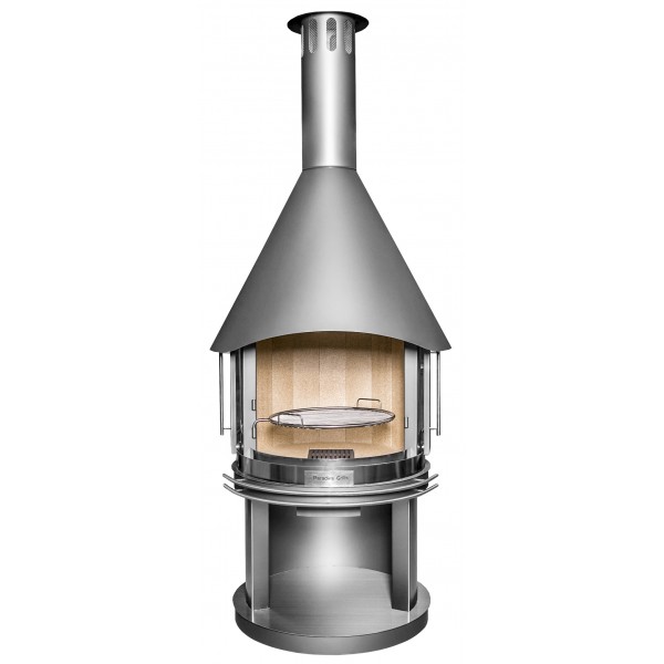 Барбекю Камин Стекло DN 800