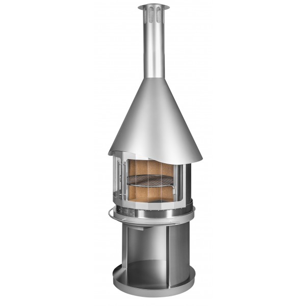 Камин для гриля Стекло DN 700