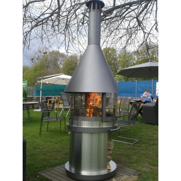 Гриль-камин Стекло PLUS DN 700