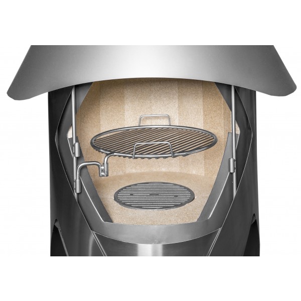 Гриль камин драгоценный камень DN 800