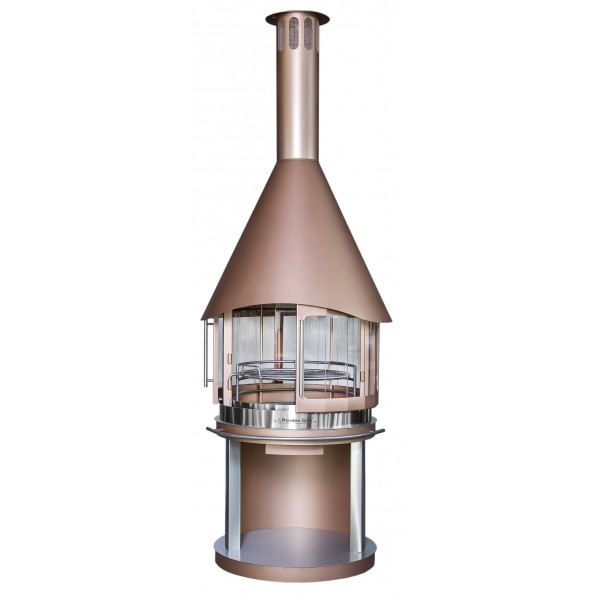 Гриль-камин Стекло PLUS DN 700