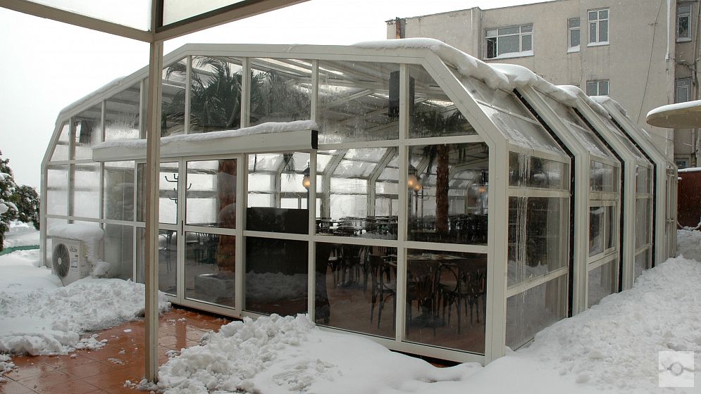 Отдельно стоящие раздвижные террасы от Libart