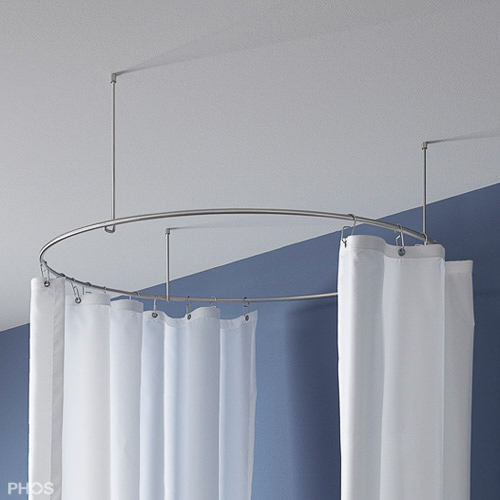 Круглый карниз для душа или ванной