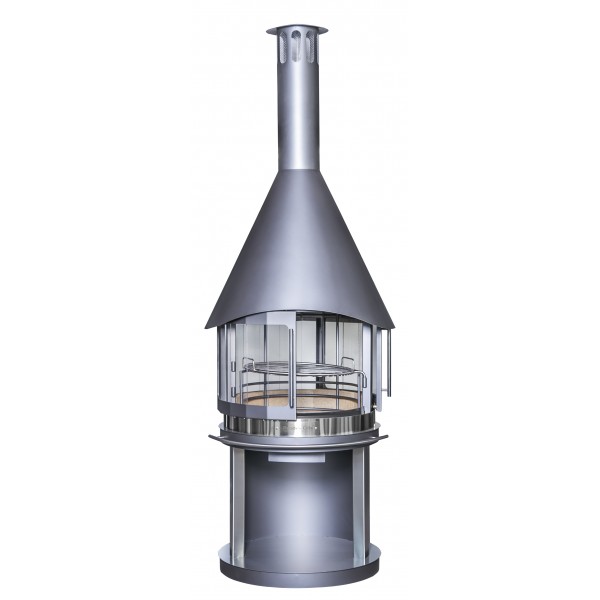 Гриль-камин Стекло PLUS DN 700