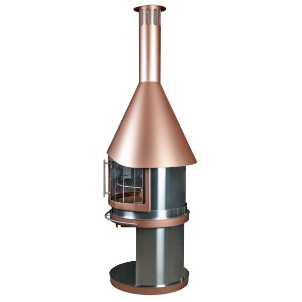 Камин для гриля Стекло DN 700