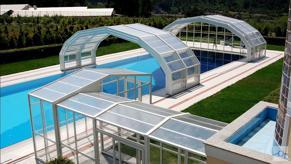 Выдвижные крыши AquaSun для бассейнов от Libart