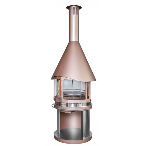 Гриль-камин Стекло PLUS DN 700