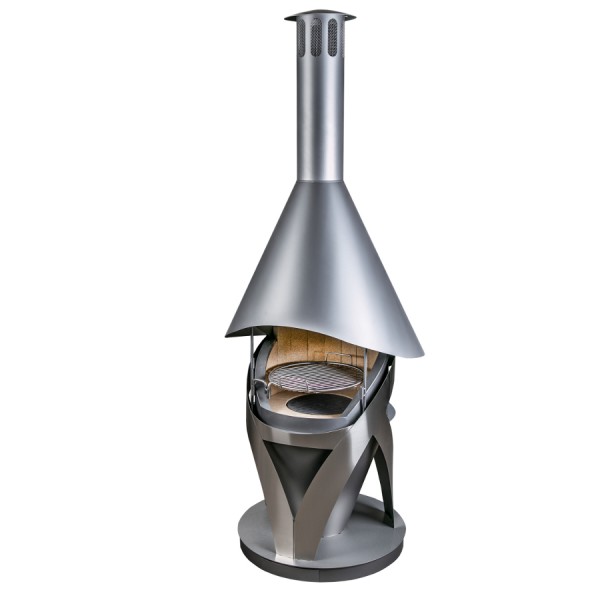 Садовый гриль из нержавеющей стали DN 700