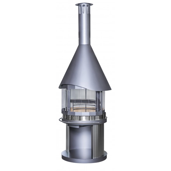 Гриль-камин Стекло PLUS DN 700