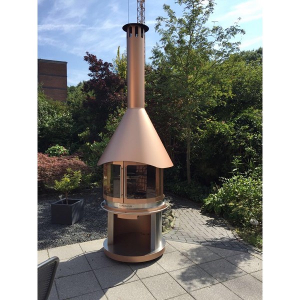 Барбекю Камин Стекло DN 800