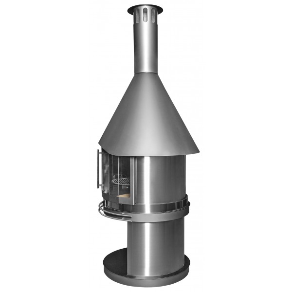 Барбекю Камин Стекло DN 800