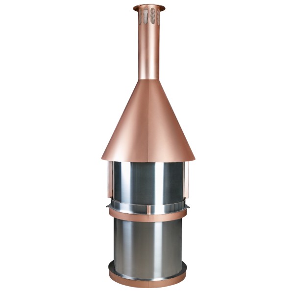 Камин для гриля Стекло DN 700