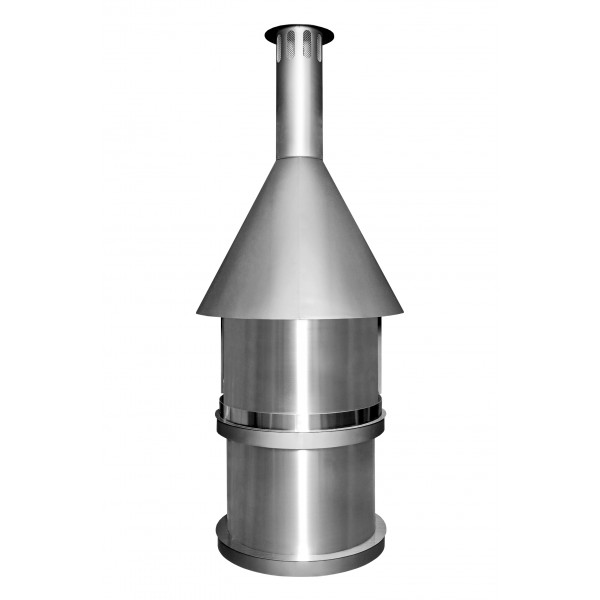 Барбекю Камин Стекло DN 800