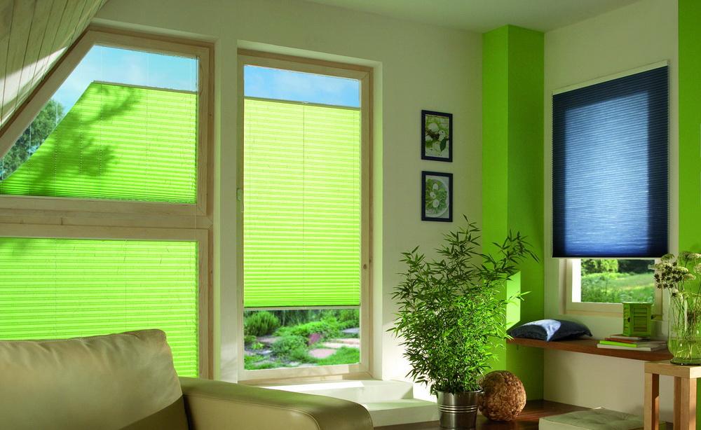 Шторы плиссе Luxaflex® для сложных форм окон