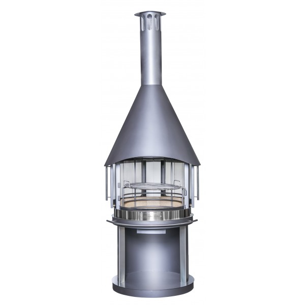 Гриль-камин Стекло PLUS DN 700