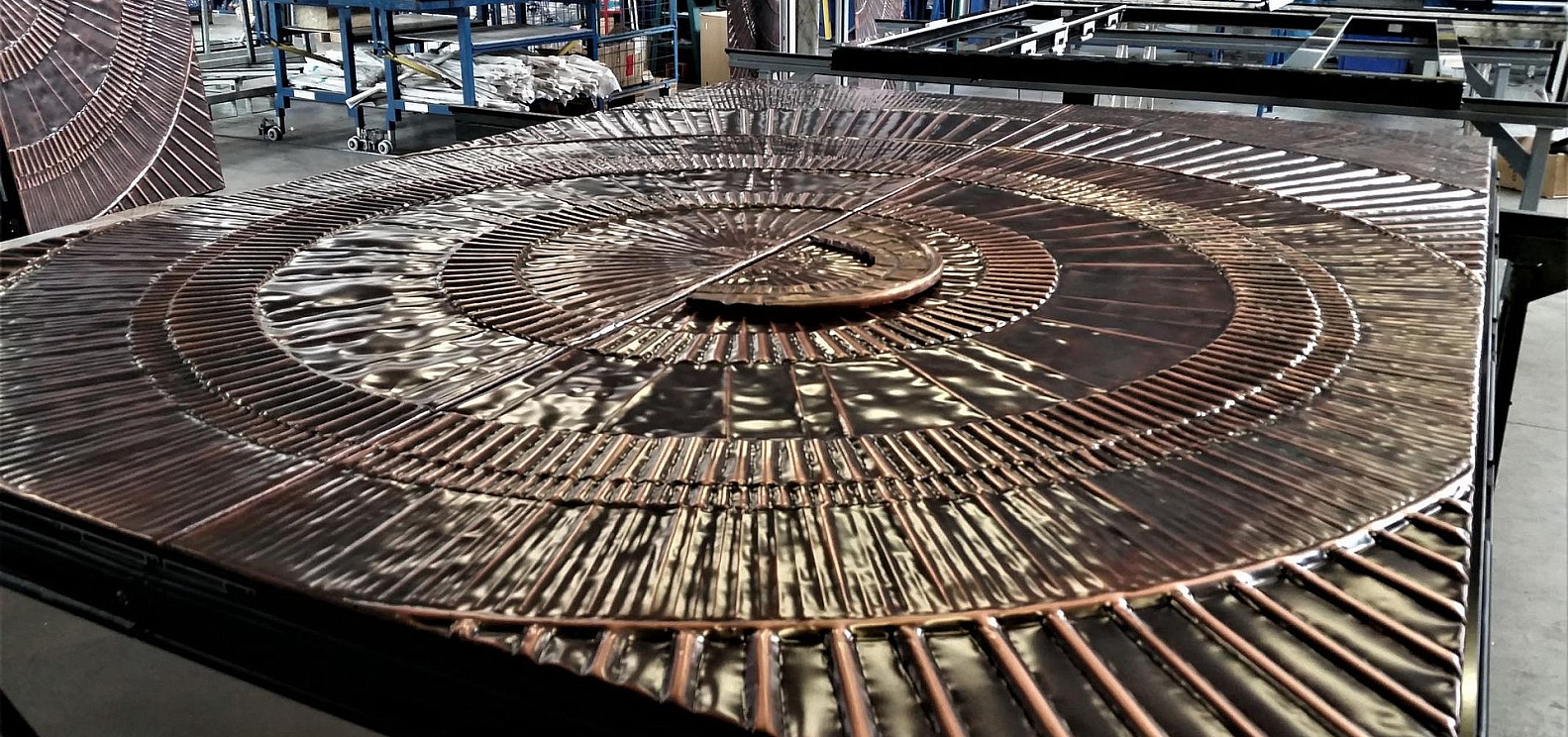 Медные двери SCHÜCO под заказ