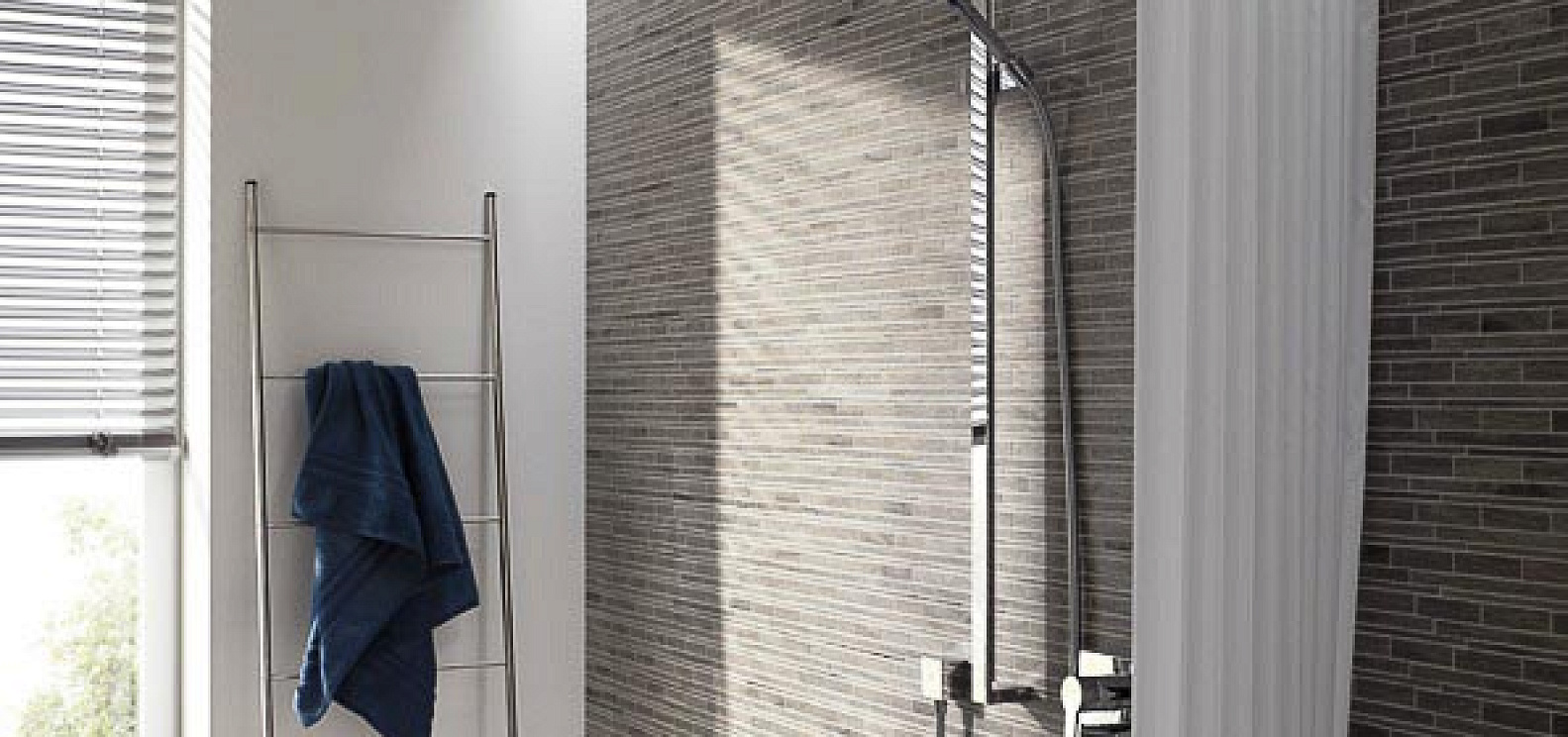 Карниз для ванной и душа круглой формы