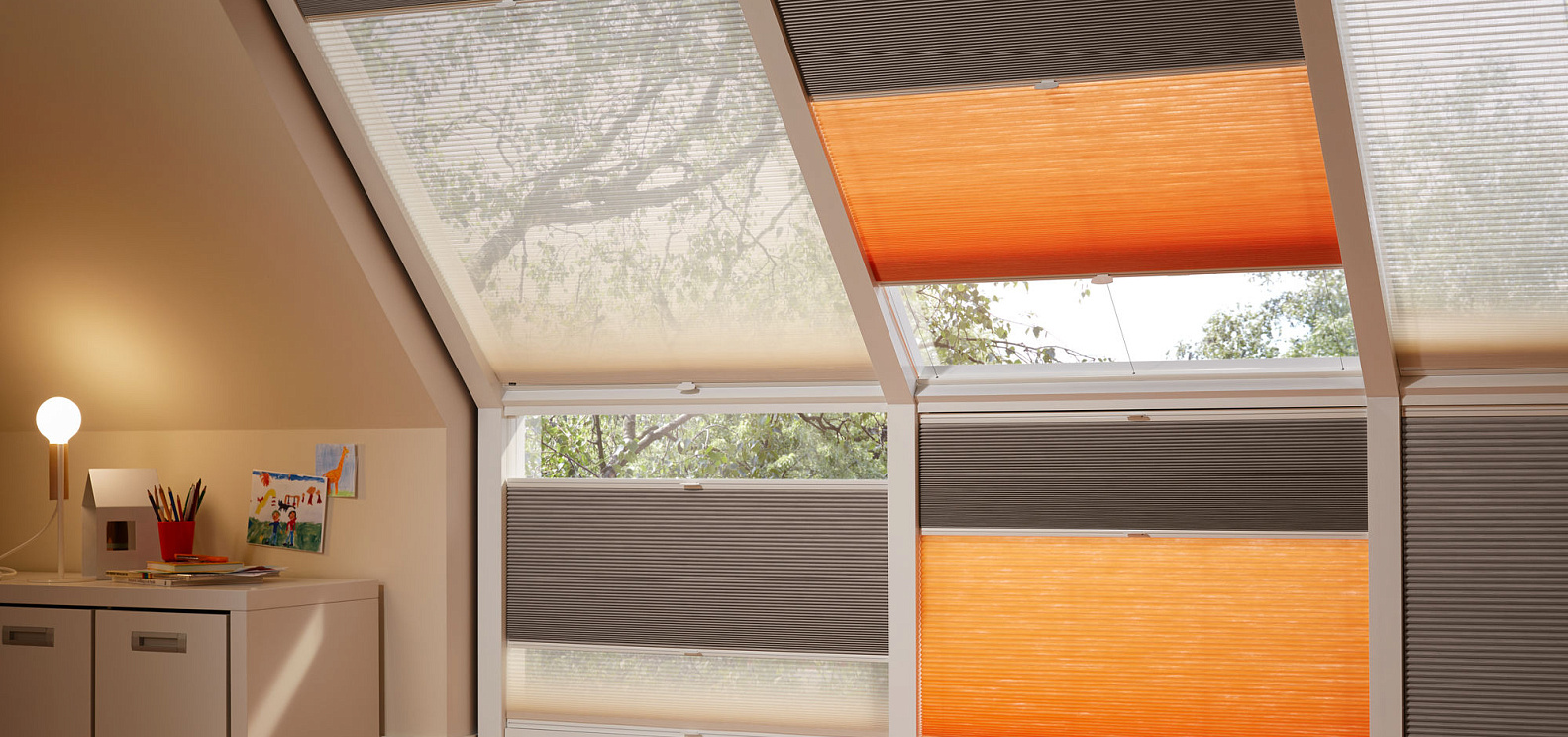 Шторы duette MHZ для мансардных окон