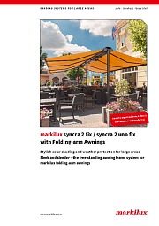 markilux syncra 2 fix syncra 2 uno fix with Folding-arm Awnings