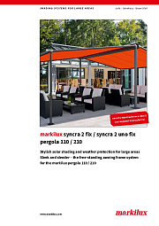 markilux syncra 2 fix uno fix pergola