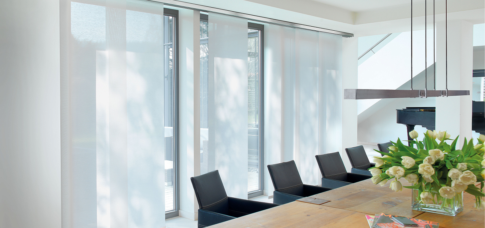 Японские шторы F1 потолок