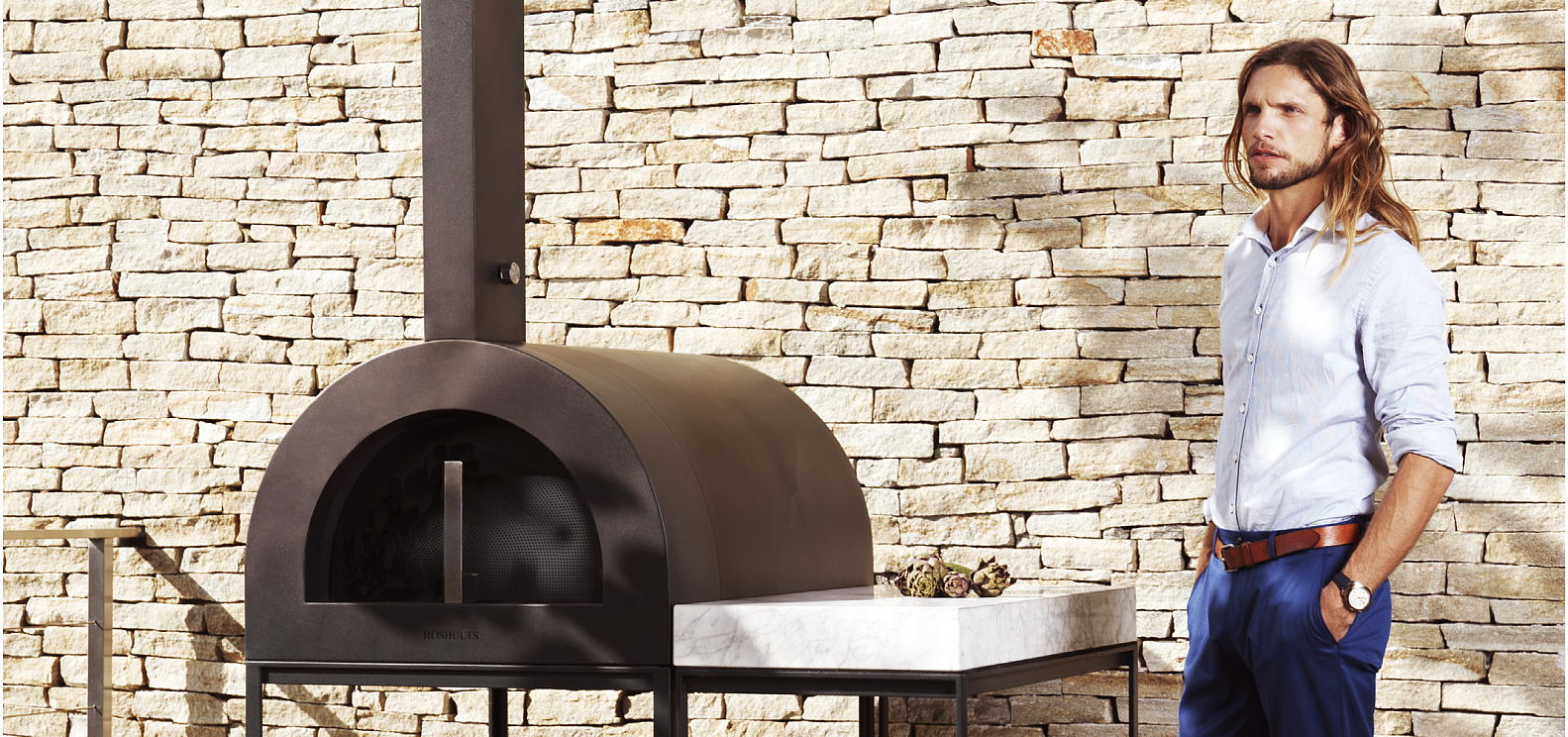 BBQ WOOD OVEN SIDEBOARD FRAME