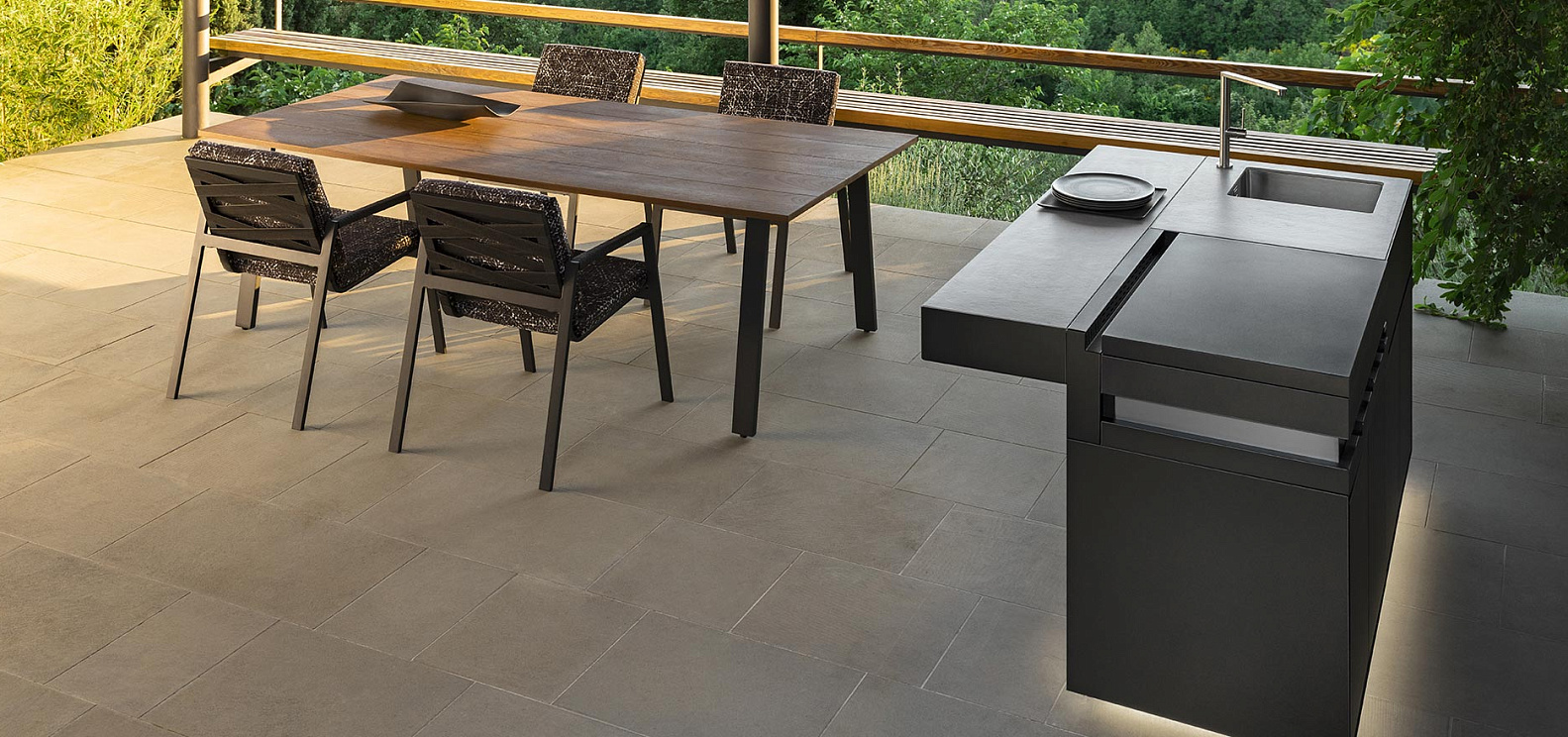 Подвесная кухонная столешница TIKAL