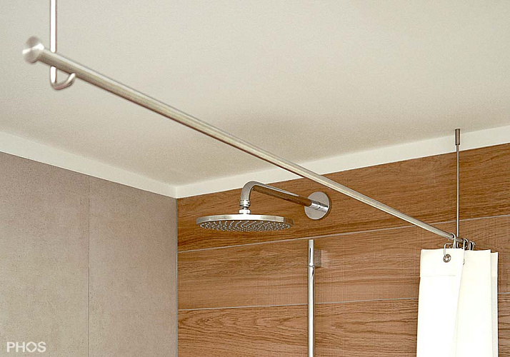 Карниз для душа или ванны, отдельный барьер