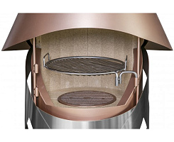 Садовый гриль из нержавеющей стали DN 700