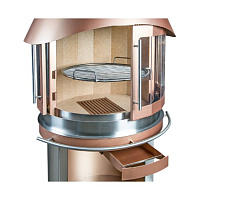 Камин для гриля Стекло DN 700