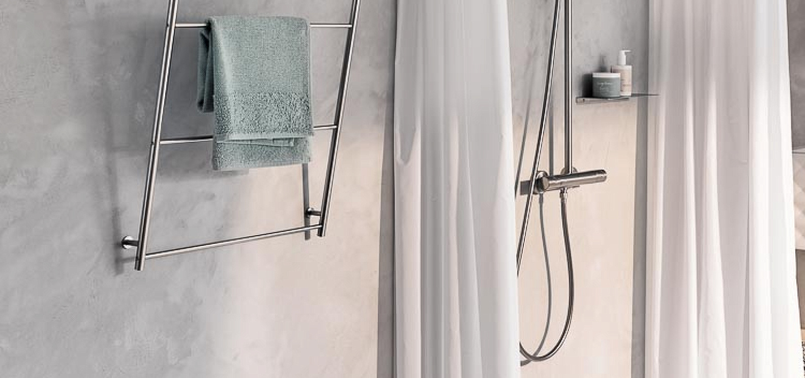 Карниз для ванной и душа U-образной формы