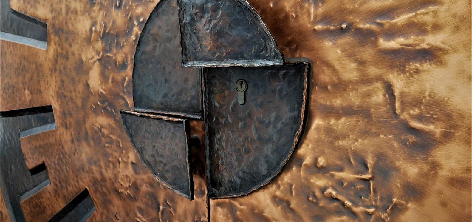 Медные двери SCHÜCO под заказ