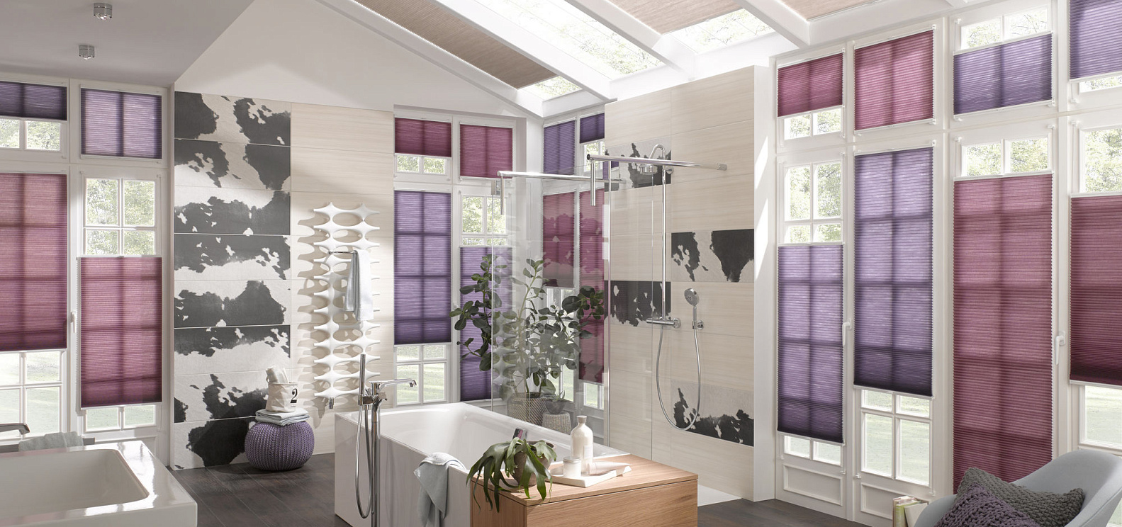 Шторы duette MHZ для зимнего сада