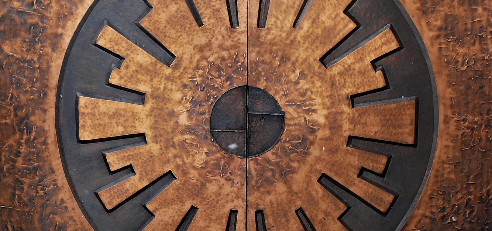 Медные двери SCHÜCO под заказ