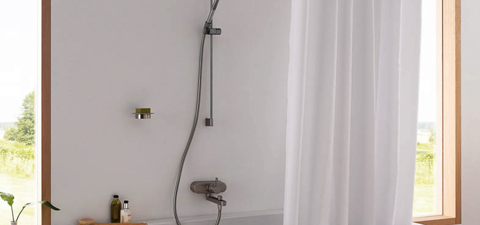 Карниз для ванной и душа U-образной формы