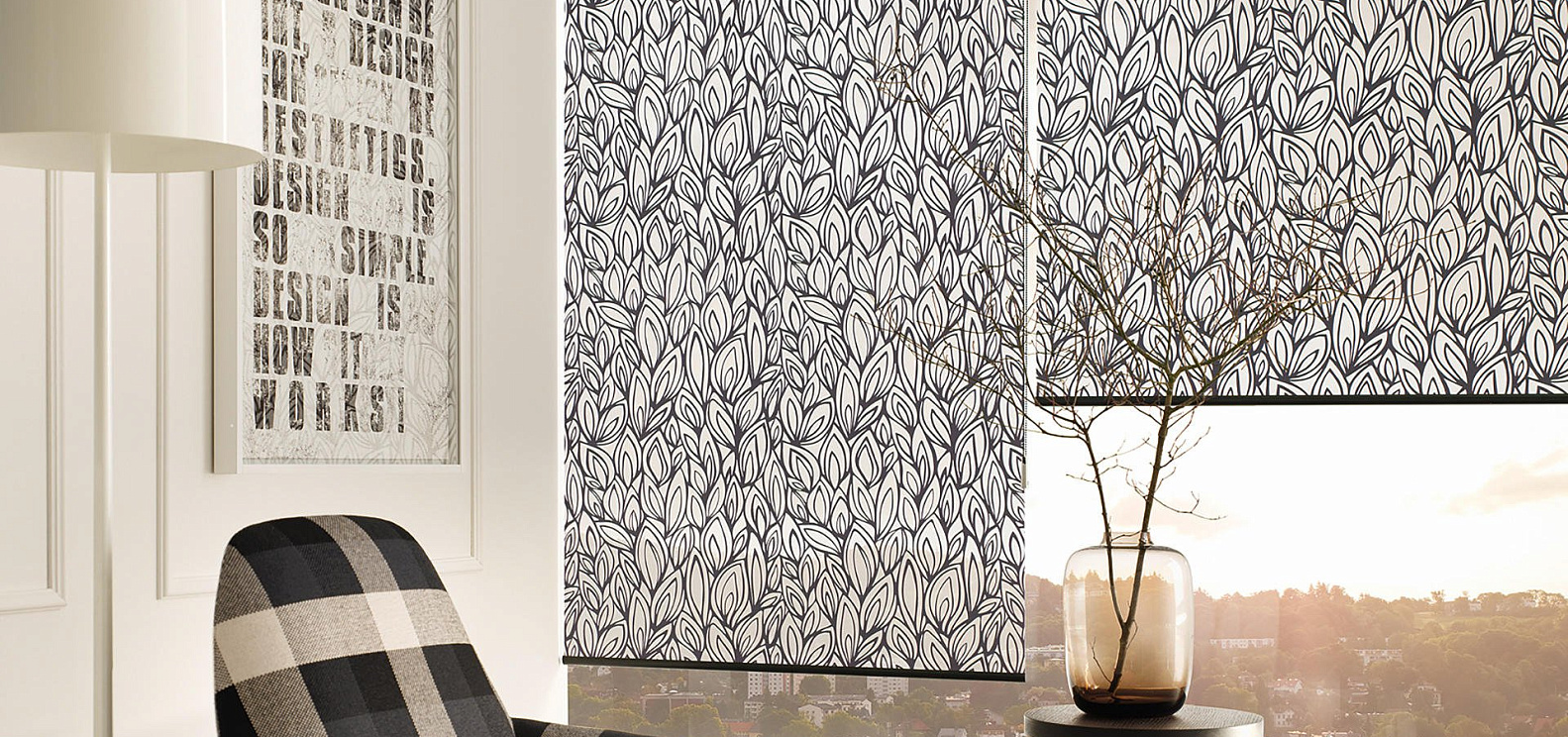 Рулонная штора с пружиной