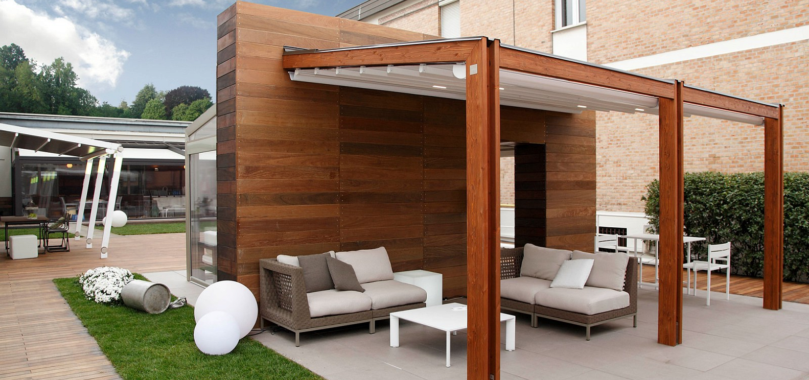 Пергола Corradi Pergotenda® Twin