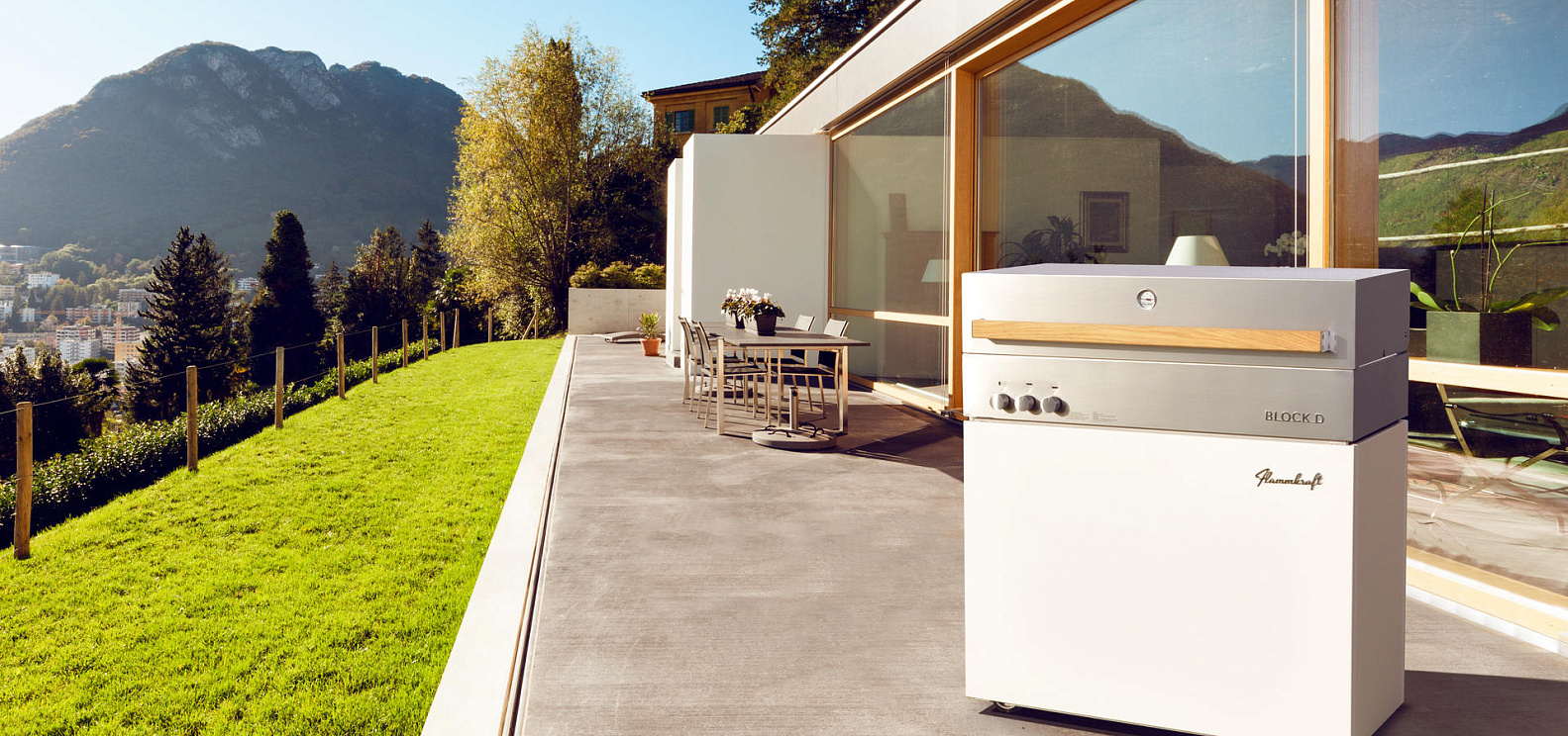 Садовый гриль Block D