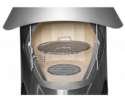 Гриль камин драгоценный камень DN 800